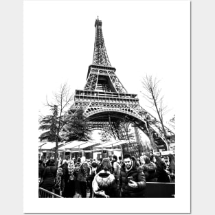 Eiffel Tower Street photography Posters and Art